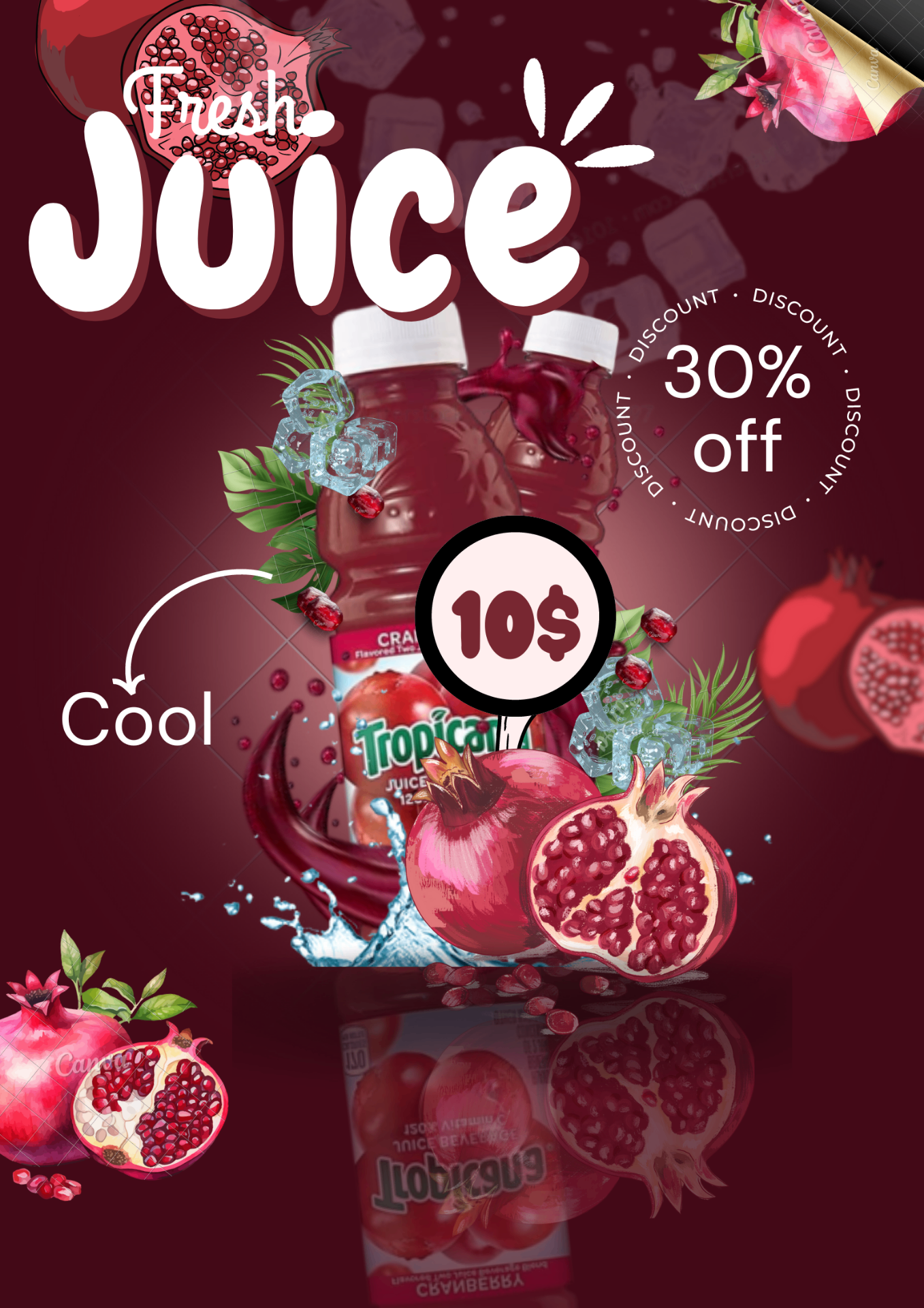 Fresh Juice · Promotional Poster